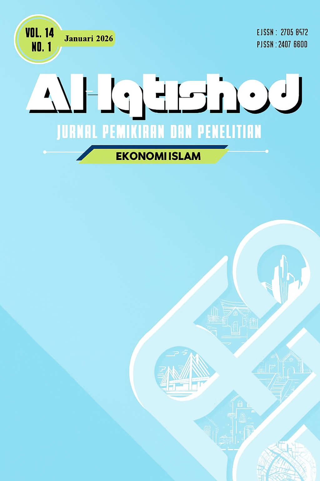 					View Vol. 14 No. 1 (2026): Al Iqtishod: Jurnal Pemikiran dan Penelitian Ekonomi Islam
				